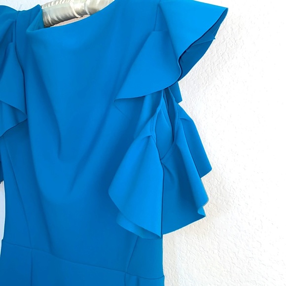 CHIARA BONI V-Neck Knee-Length Dress Size: Small Sz 42 - Picture 10 of 16